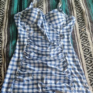 Vintage style one piece swimsuit